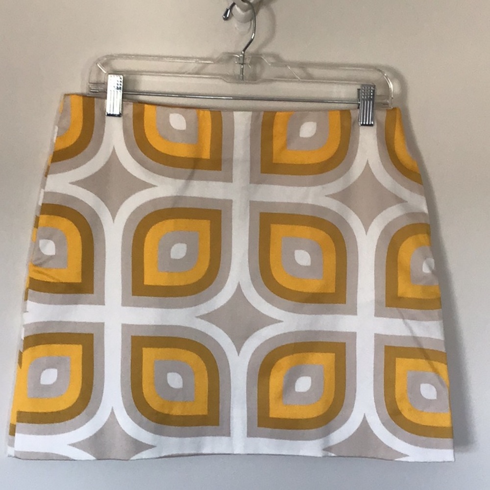 J.Crew Graphic Mini Skirt Sz 6
